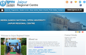 ignou jaipur regional center