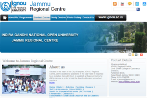 ignou jammu regional center
