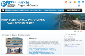 IGNOU Ranchi Regional Center