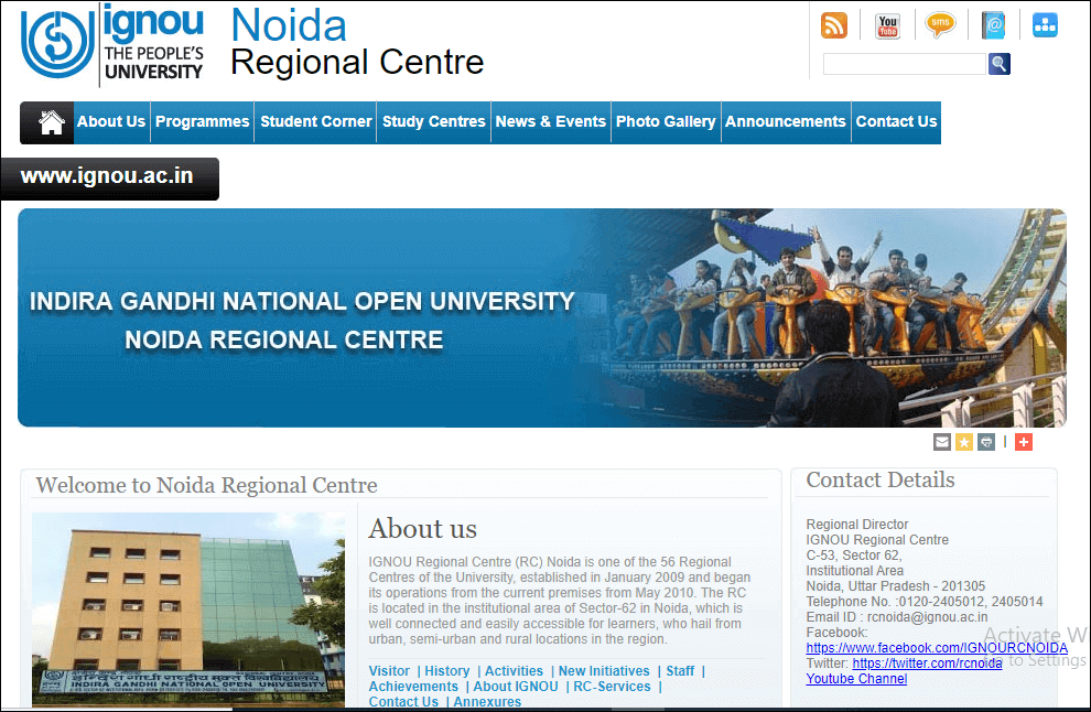 Ignou Noida Regional Centre
