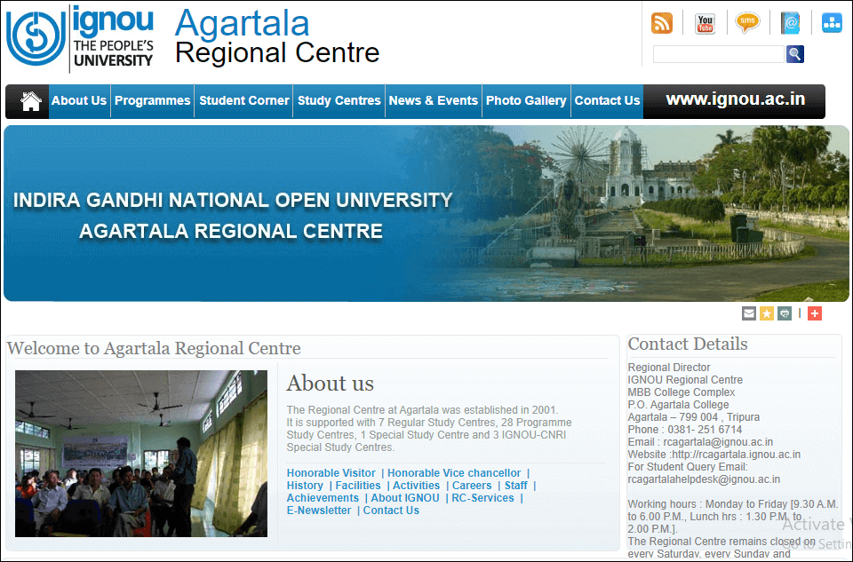 Ignou Agartala Regional Centre