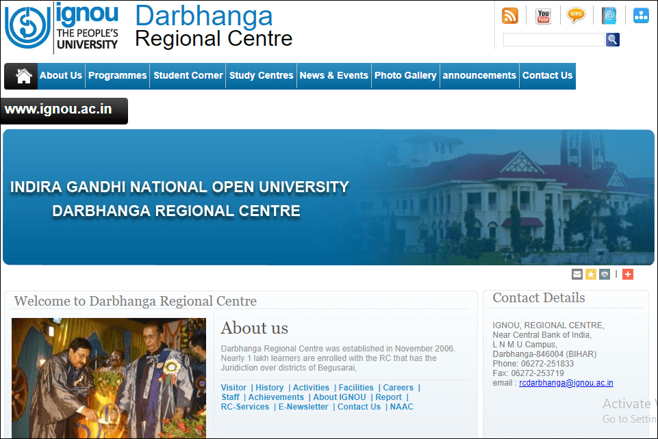 Ignou Darbhanga Regional Centre