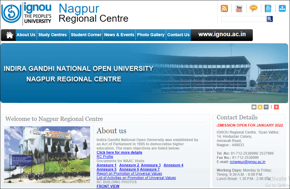Ignou Nagpur Regional Centre