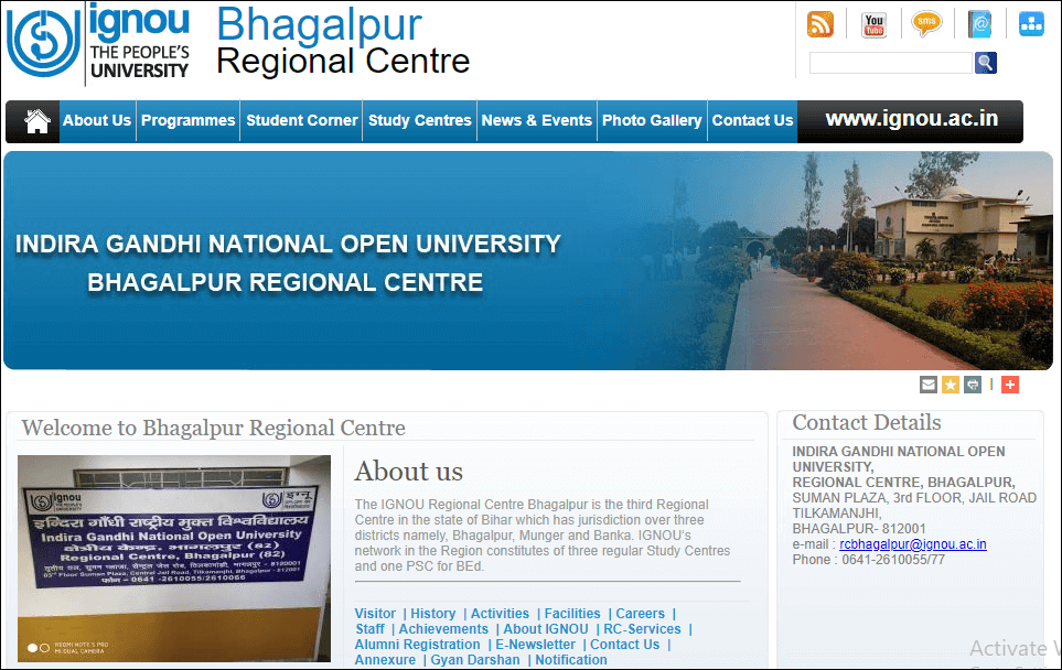 Ignou bhagalpur Regional Centre