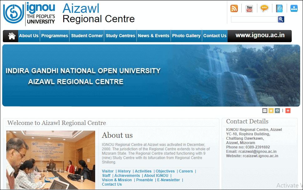 Ignou Aizawl Regional Centre