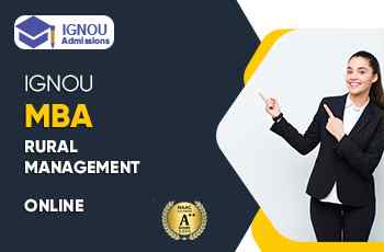 IGNOU Online MBA Rural Management