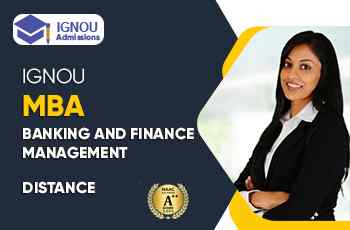 ignou MBA in Banking And Finance Management