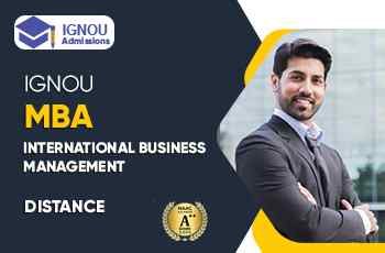 What Is IGNOU MBA In International Business Management?