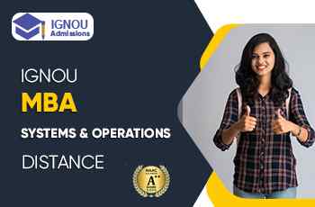 IGNOU MBA in System and Operations
