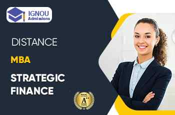 IGNOU MBA in Strategic Finance