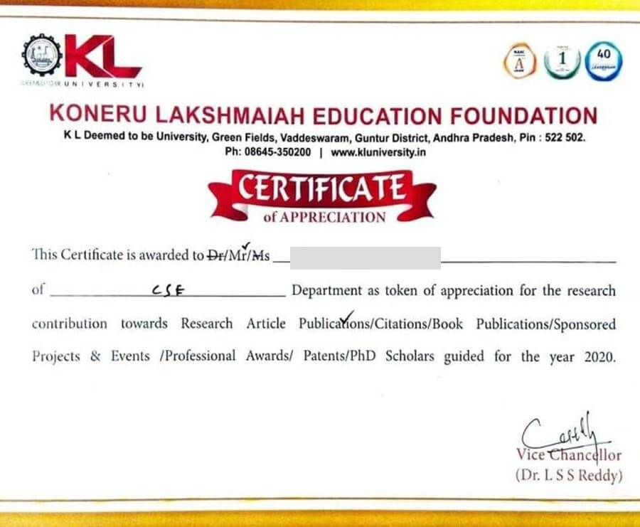 koneru-sample-certificate
