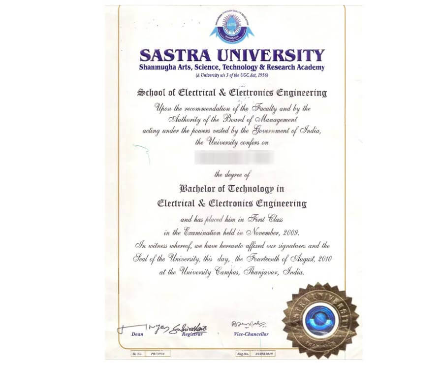 shanmugha-university-sample-certificate