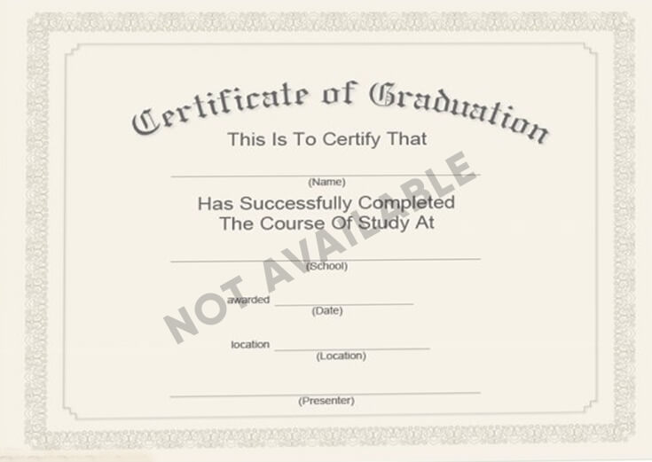 UOT Sample Certificate