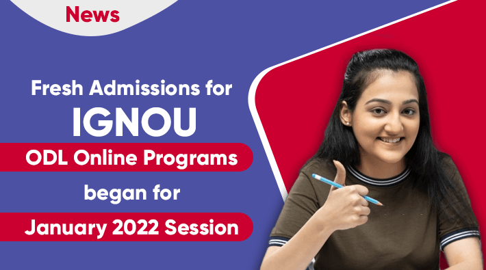 Fresh admissions for IGNOU ODL online programs extend