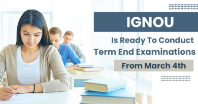 IGNOU Is Ready To Conduct Term End Examinations