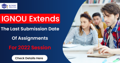 IGNOU Extended Assignment Date