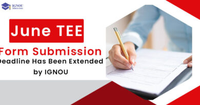 IGNOU TEE Form submissions