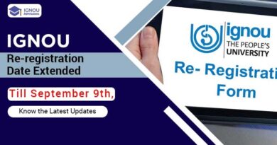 IGNOU Re-registration Date